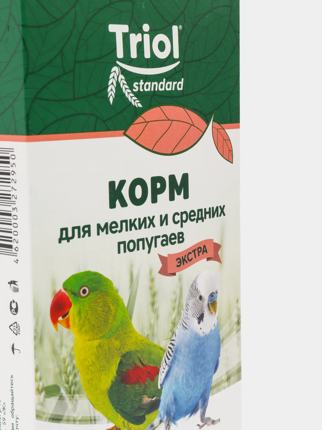 Корм Тriol Standard для мелких и средних попугаев "Экстра", 500г