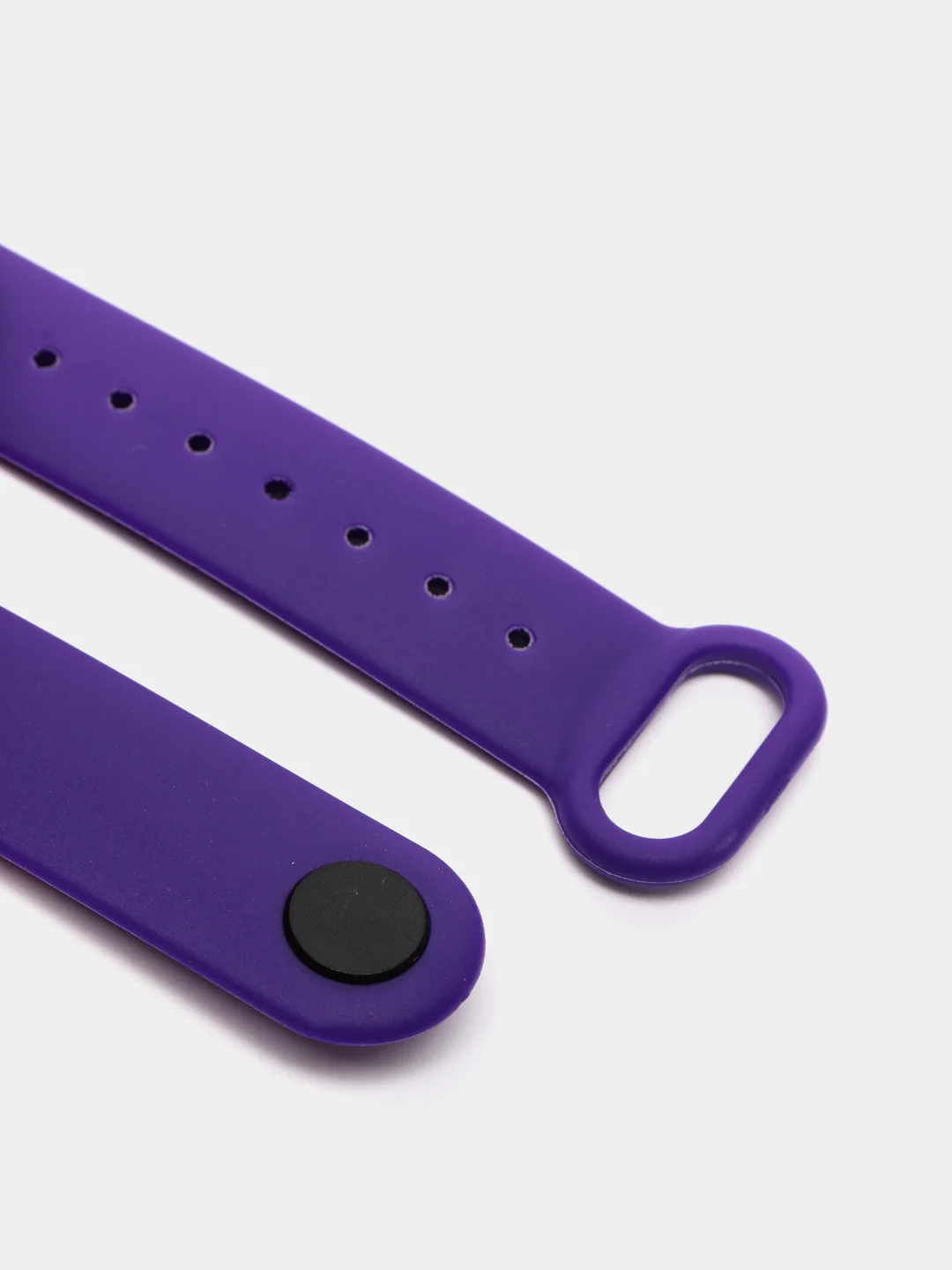 Фиолетовый ремешок для Mi Band 4, Mi Band 3, силиконовый