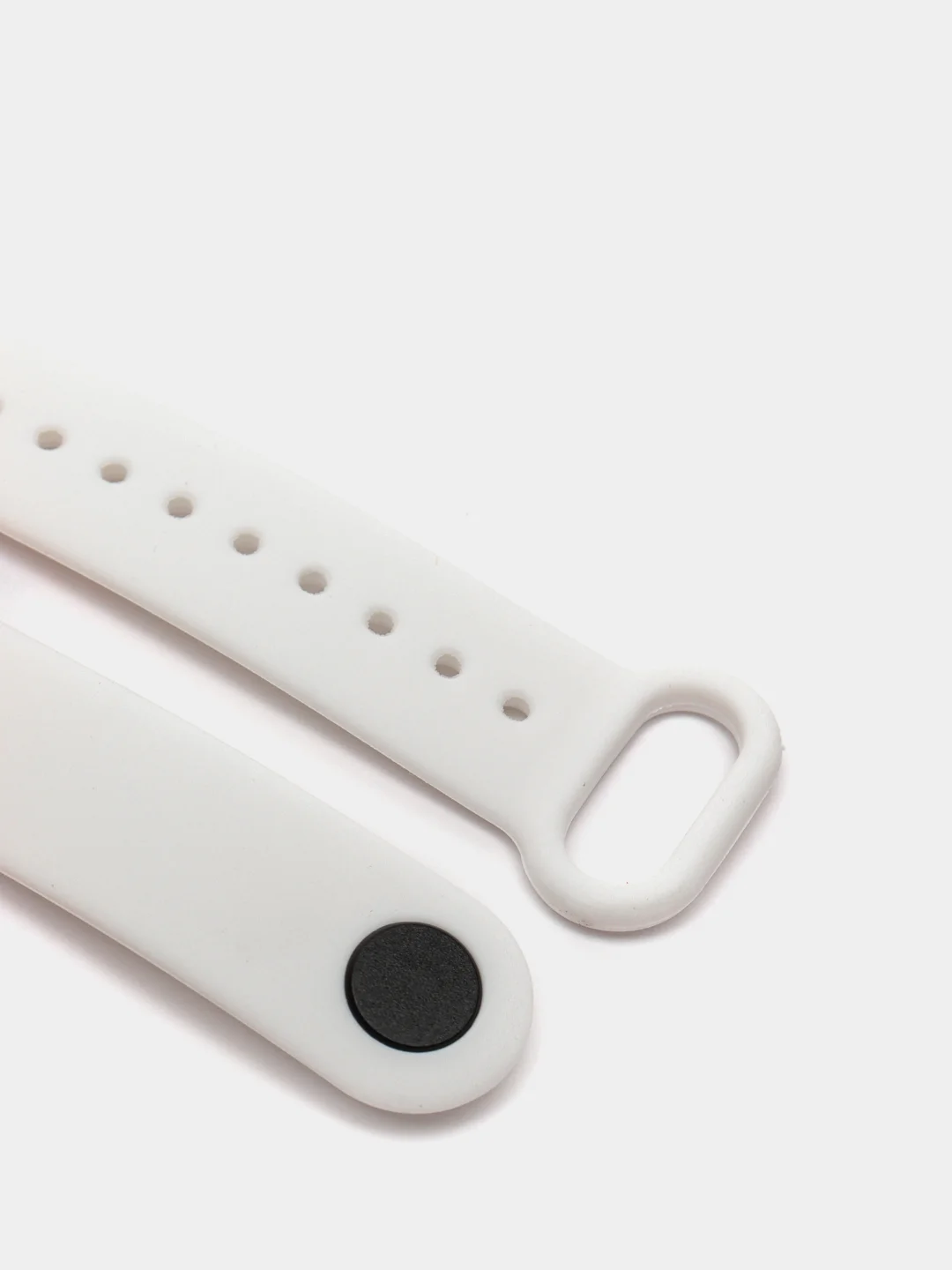 Белый ремешок для Mi Band 4, Mi Band 3, силиконовый