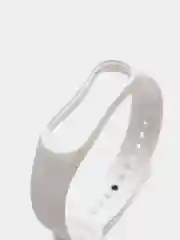 Белый ремешок для Mi Band 4, Mi Band 3, силиконовый