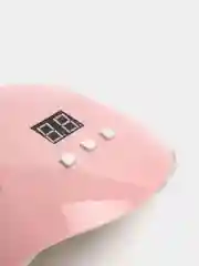Розовый лампа для сушки гель лака, ногтей, маникюра X3, 18 ламп LED