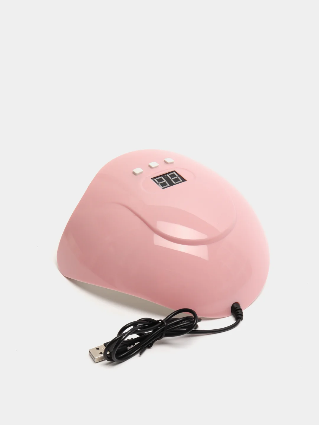 Розовый лампа для сушки гель лака, ногтей, маникюра X3, 18 ламп LED
