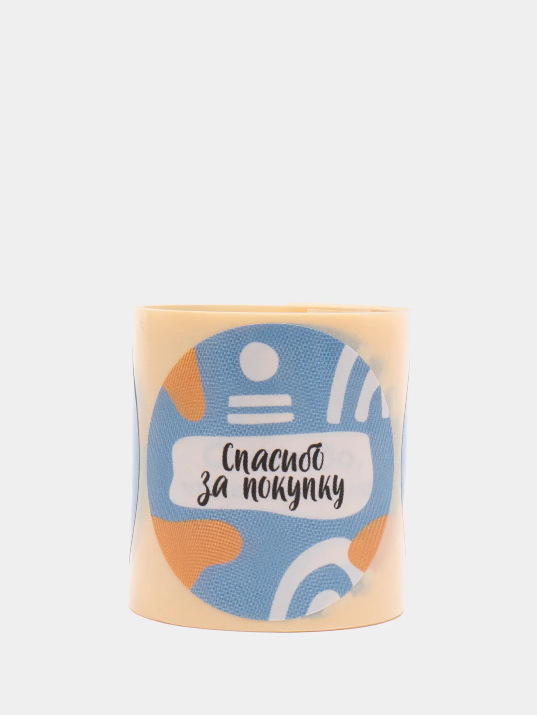 Наклейки бумажные Спасибо за заказ, 4х4 см