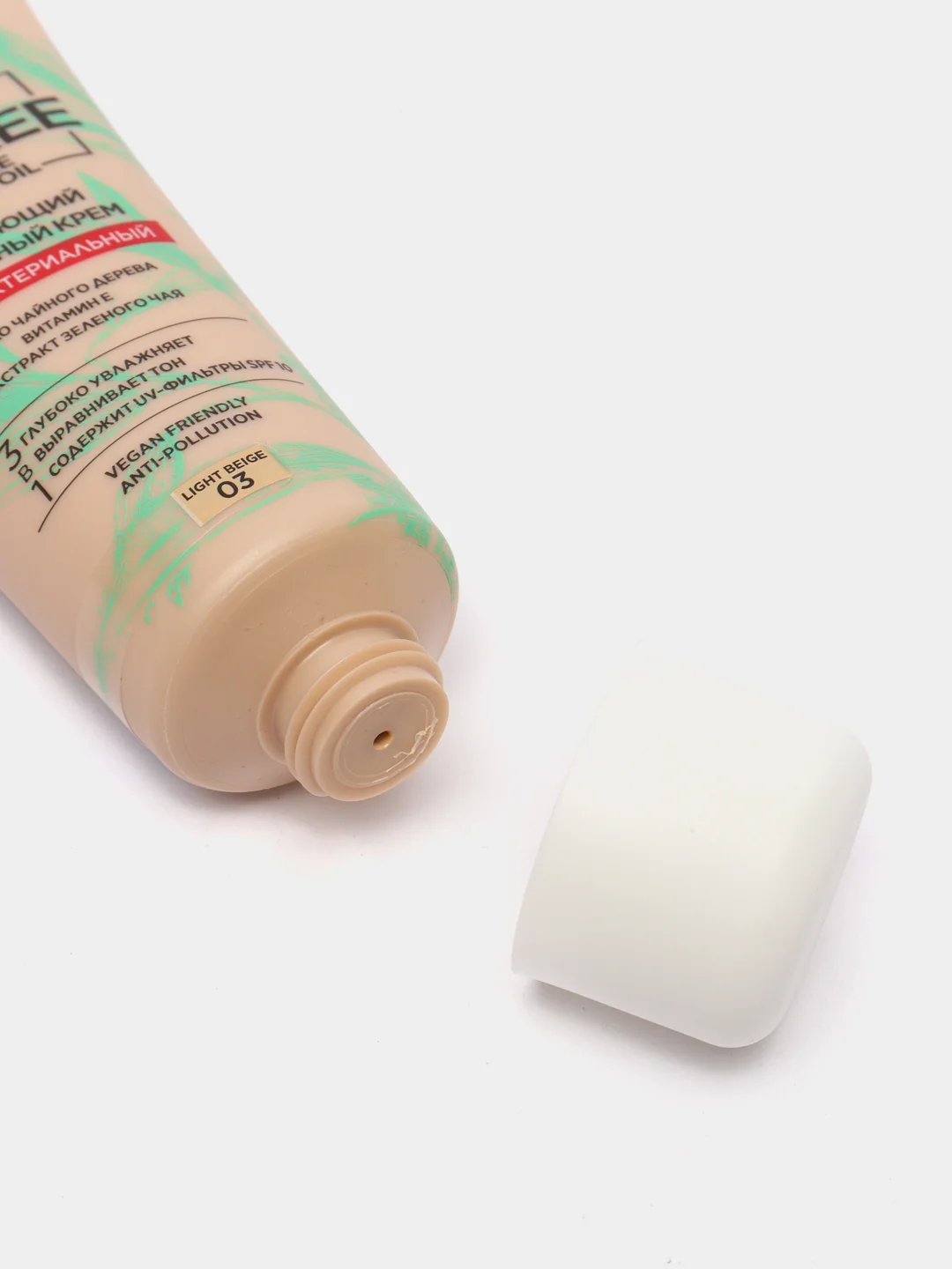 Eveline Cosmetics TEA TREE Тональный крем Матирующий Антибакт 3в1-03 легкий беж 30 мл