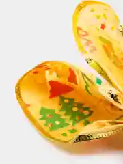 Золотой новогоднее украшение "Бант Merry christmas" 20 см. Новый год/Рождество
