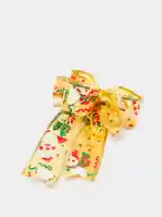 Золотой новогоднее украшение "Бант Merry christmas" 20 см. Новый год/Рождество