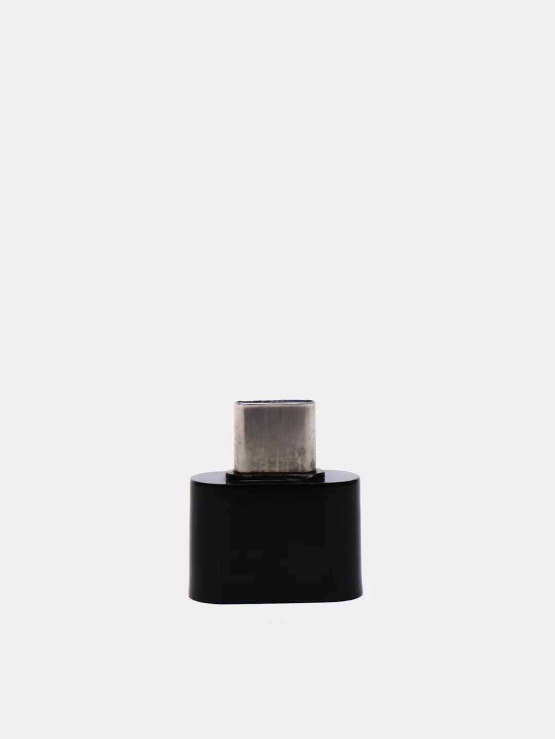 Черный otg переходник USB на Type-C (USB мама-Type-C папа)