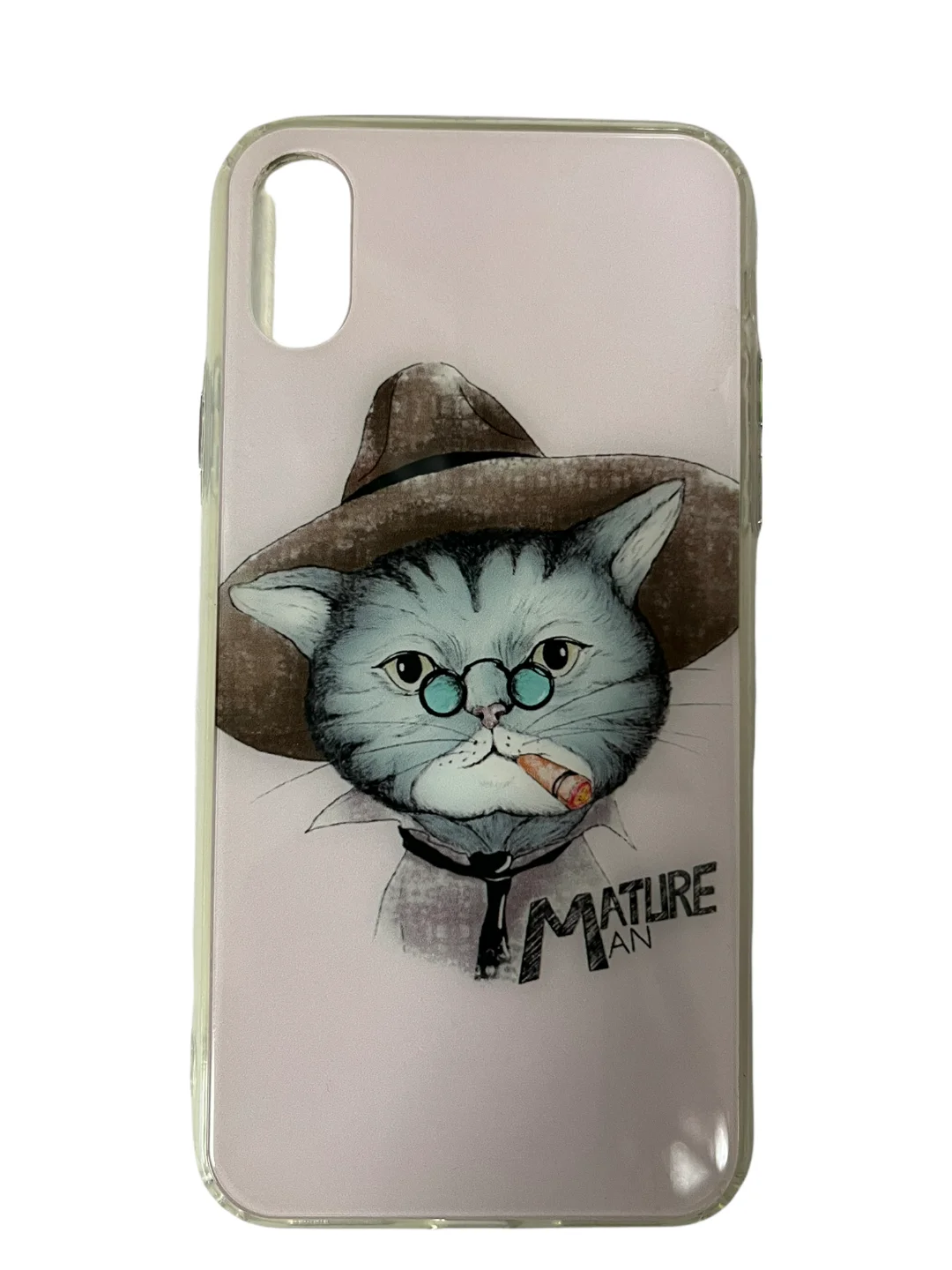 Розовый чехол для iPhone X iPhone XS стекло и силикон