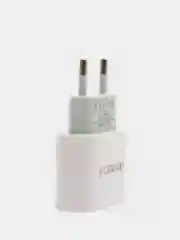 Белый сетевое зарядное устройство USB Type-C  , 3A