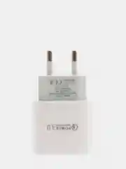 Белый сетевое зарядное устройство USB Type-C  , 3A