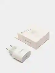 Белый сетевое зарядное устройство USB Type-C  , 3A