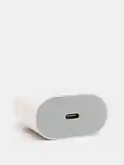 Белый сетевое зарядное устройство USB Type-C  , 3A