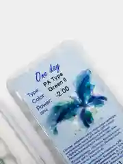 Зеленый цветные контактные линзы "Офтальмикс Баттерфляй" One day
