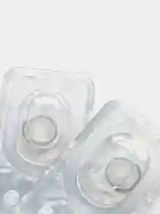 Серый цветные контактные линзы Illusion Geo Diamond, 2 штуки, 1 месяц, 8,6
