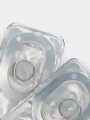 Серый цветные контактные линзы Illusion Geo Diamond, 2 штуки, 1 месяц, 8,6
