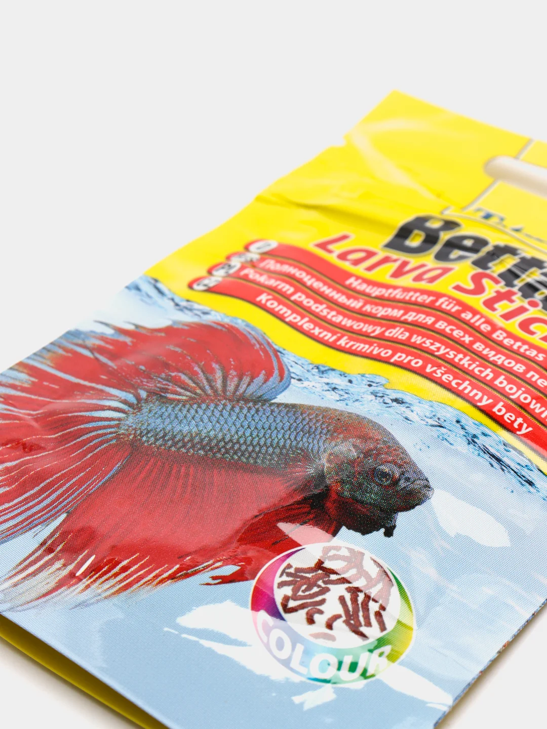 Tetra Betta LarvaSticks корм в форме мотыля для петушков и других лабиринтовых рыб, 5 г