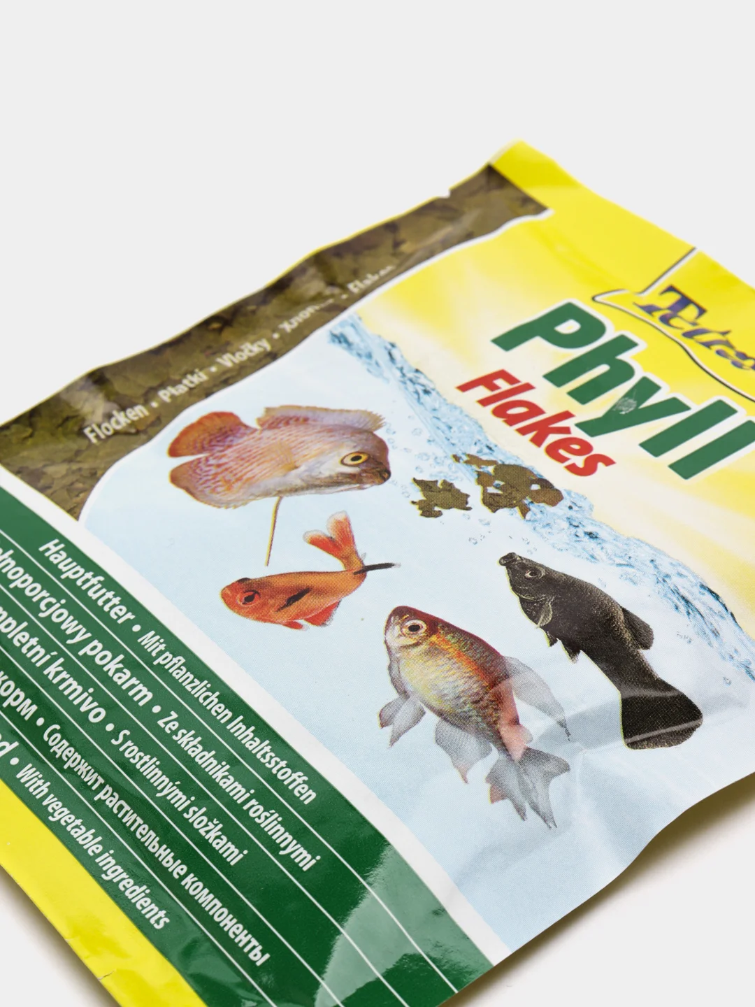 Tetra Phyll Flakes корм для всех видов рыб, растительные хлопья, 12 г