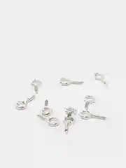 Серебряный штифты винтовые, 10 шт