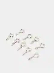 Серебряный штифты винтовые, 10 шт