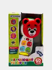 Игрушка обучающая в виде телефона, свет, звук
