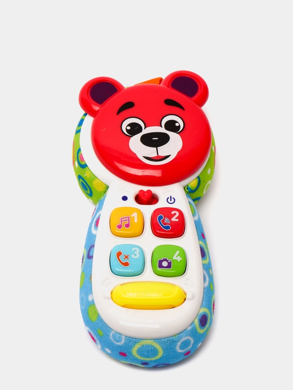 Игрушка обучающая в виде телефона, свет, звук