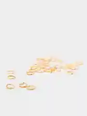 Золотой соединительные кольца