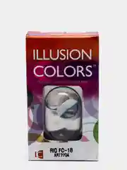 Хром карнавальные цветные линзы Illusion Rio, 8, 6, 3 месяца, 2 блистера