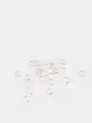 Белый соединительные кольца