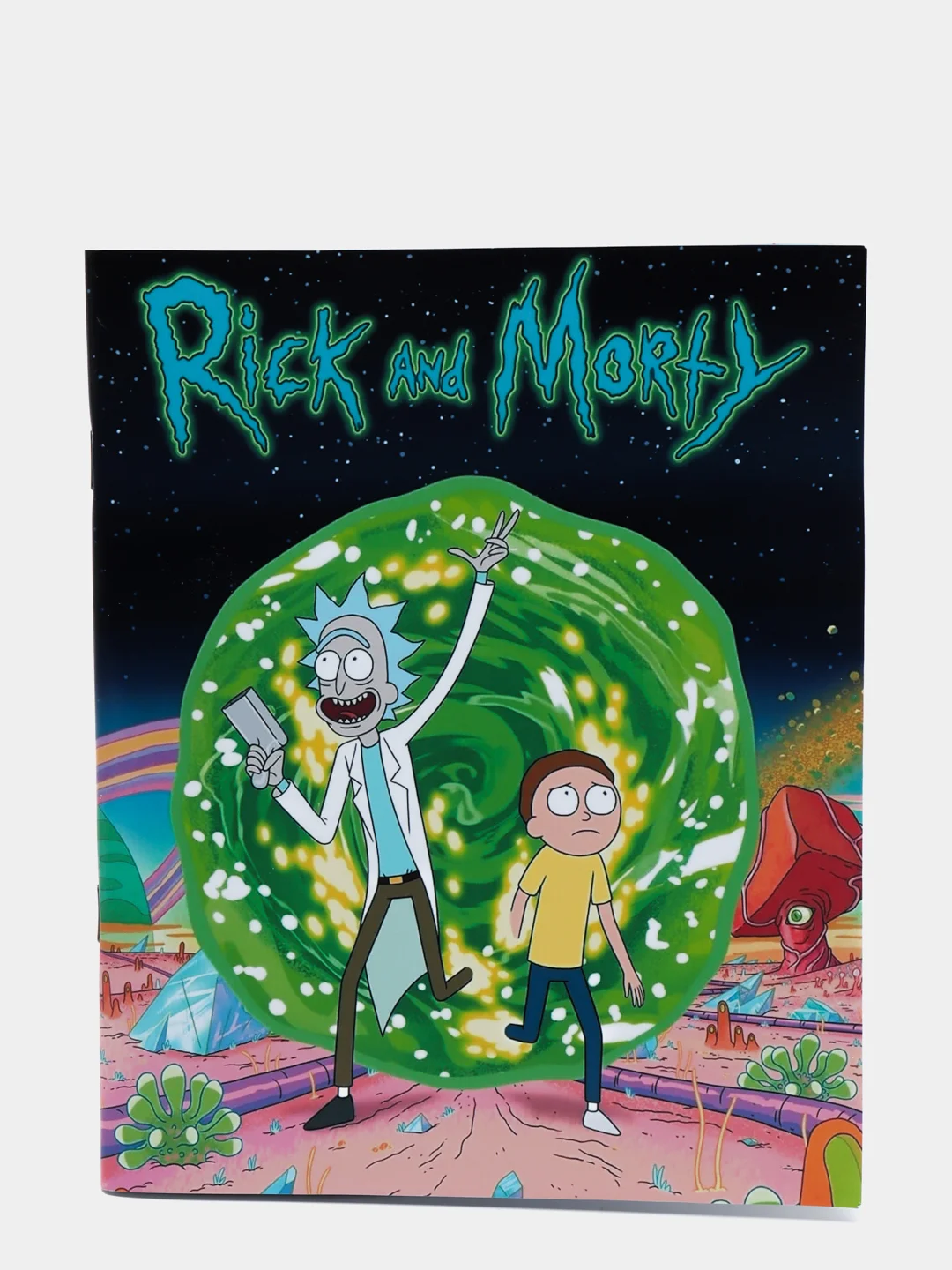 Желтый тетрадь Рик и Морти. 60 листов (4 вида) (Rick and Morty)