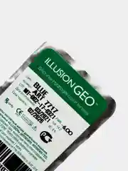Голубой цветные контактные линзы Illusion Geo Diamond, 2 штуки, 1 месяц, 8,6