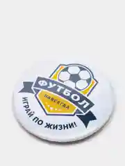 Золотой значок "Футбол", 56 мм