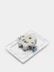 Белый розетка двойная / без заземления скрытой установки / 16А 250В Intro Plano