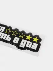 Наклейка на авто "Учился ездить в GTA"