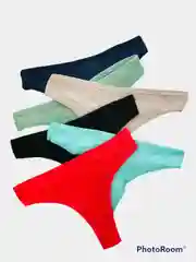Трусы стринги женские хлопковые лапша подарок