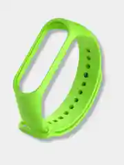 Салатовый силиконовый ремешок для фитнес браслета Xiaomi Mi Band 4, Mi Band 3