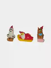 Новогодняя игрушка. Новогодний набор мини-фигурок / сувенир коллекция