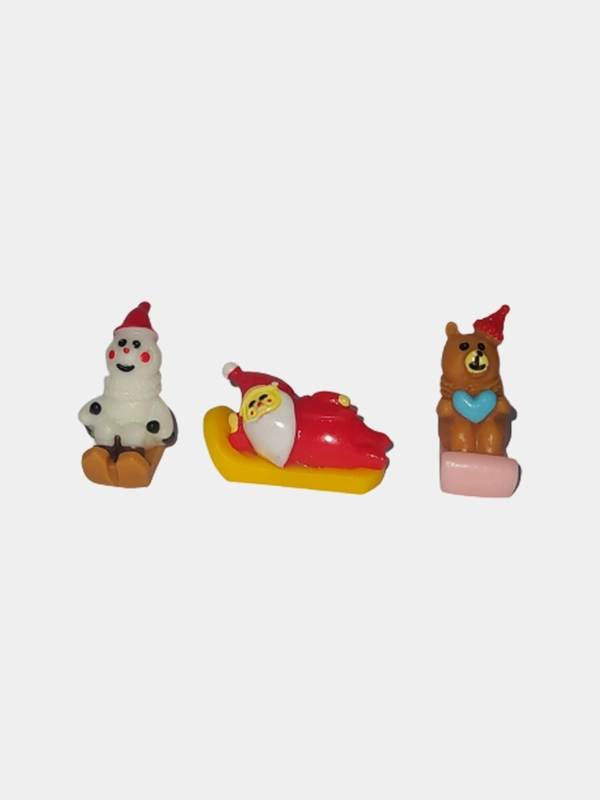 Новогодняя игрушка. Новогодний набор мини-фигурок / сувенир коллекция