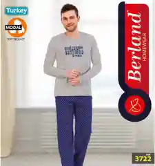 Пижама мужская,комплект мужской, для дома и отдыха,хлопок,вискоза,Беррак