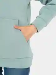 Мятный толстовка женская