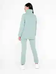 Мятный костюм женский
