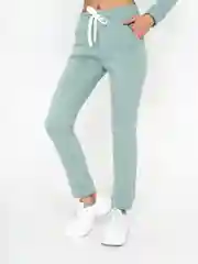 Мятный костюм женский