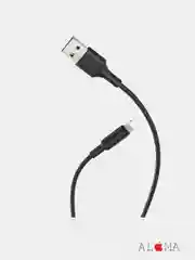 Черный кабель зарядки и передачи данных Lightning Hoco X25, iPhone Айфон 7/8 plus/x/xr/11/12/13