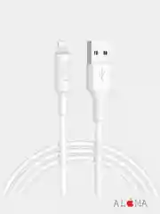 Белый кабель зарядки и передачи данных Lightning Hoco X25, iPhone Айфон 7/8 plus/x/xr/11/12/13