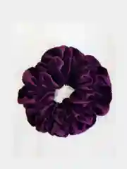 Фиолетовый резинка бархатная