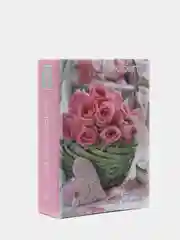 Алый фотоальбом 100 фото 10х15 "Цветы" Image ART