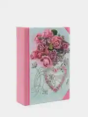 Бежевый фотоальбом 100 фото 10х15 "Цветы" Image ART