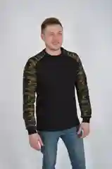 Хром свитшот мужской "Чебоксарский трикотаж" милитари, джемпер