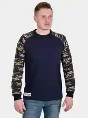 Угольный свитшот мужской "Чебоксарский трикотаж" милитари, джемпер
