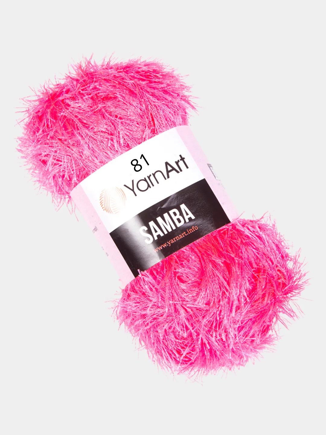 Фуксия пряжа YarnArt Samba, 150 м, 100 г, 100% полиэстер