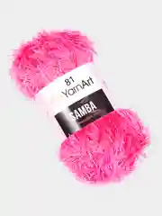 Фуксия пряжа YarnArt Samba, 150 м, 100 г, 100% полиэстер